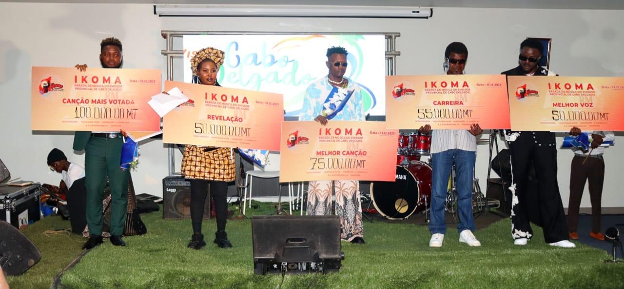 Conheça os vencedores da Parada Musical Ikoma Co Cabo Delgado 2025