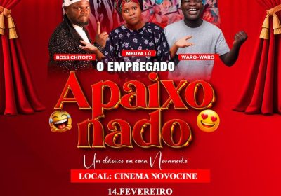 Beira: Peça “O Empregado Apaixonado” anima o Dia dos Namorados no Cinema Novocine