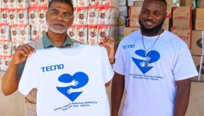 TECNO apoia as vítimas das cheias em Marracuene com bens alimentares e material escolar