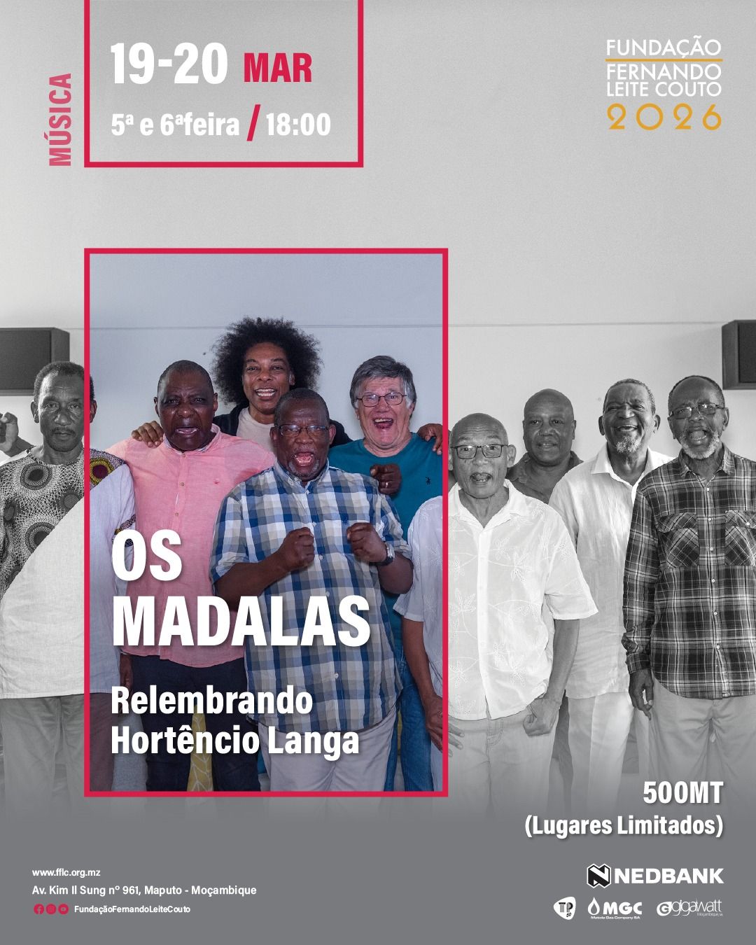 Concerto “Os Madalas: Relembrando Hortêncio Langa” celebra  legado que une gerações 