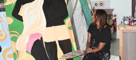 Fauziya Fliege representa Moçambique na Vernice Art Fair – Itália