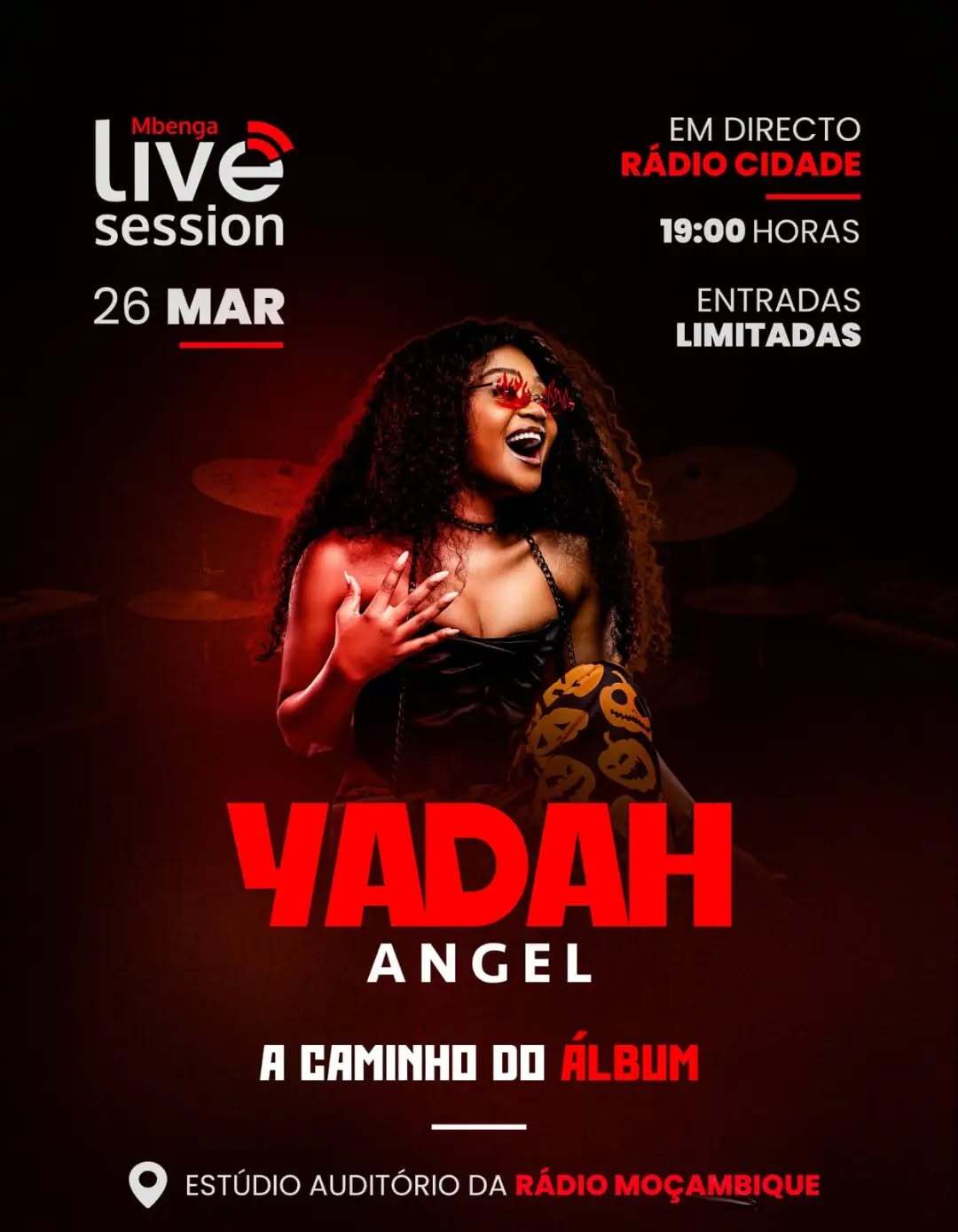 Yadah Angel Apresenta “A Caminho do Álbum” na Próxima Edição das Mbenga Live Sessions