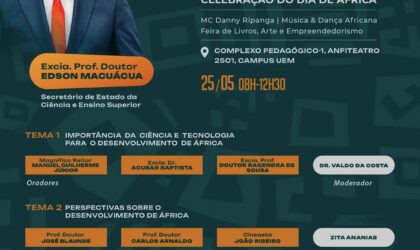 Colóquio “África & Suas Riquezas” celebra Dia de África na UEM com foco no desenvolvimento e juventude