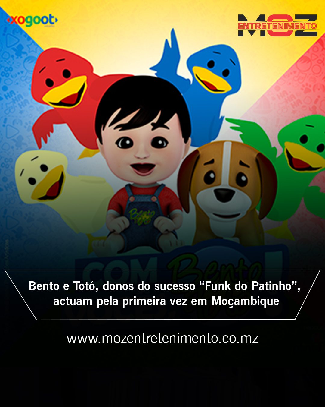 Bento e Totó, donos do sucesso “Funk do Patinho”, actuam pela primeira vez em Moçambique