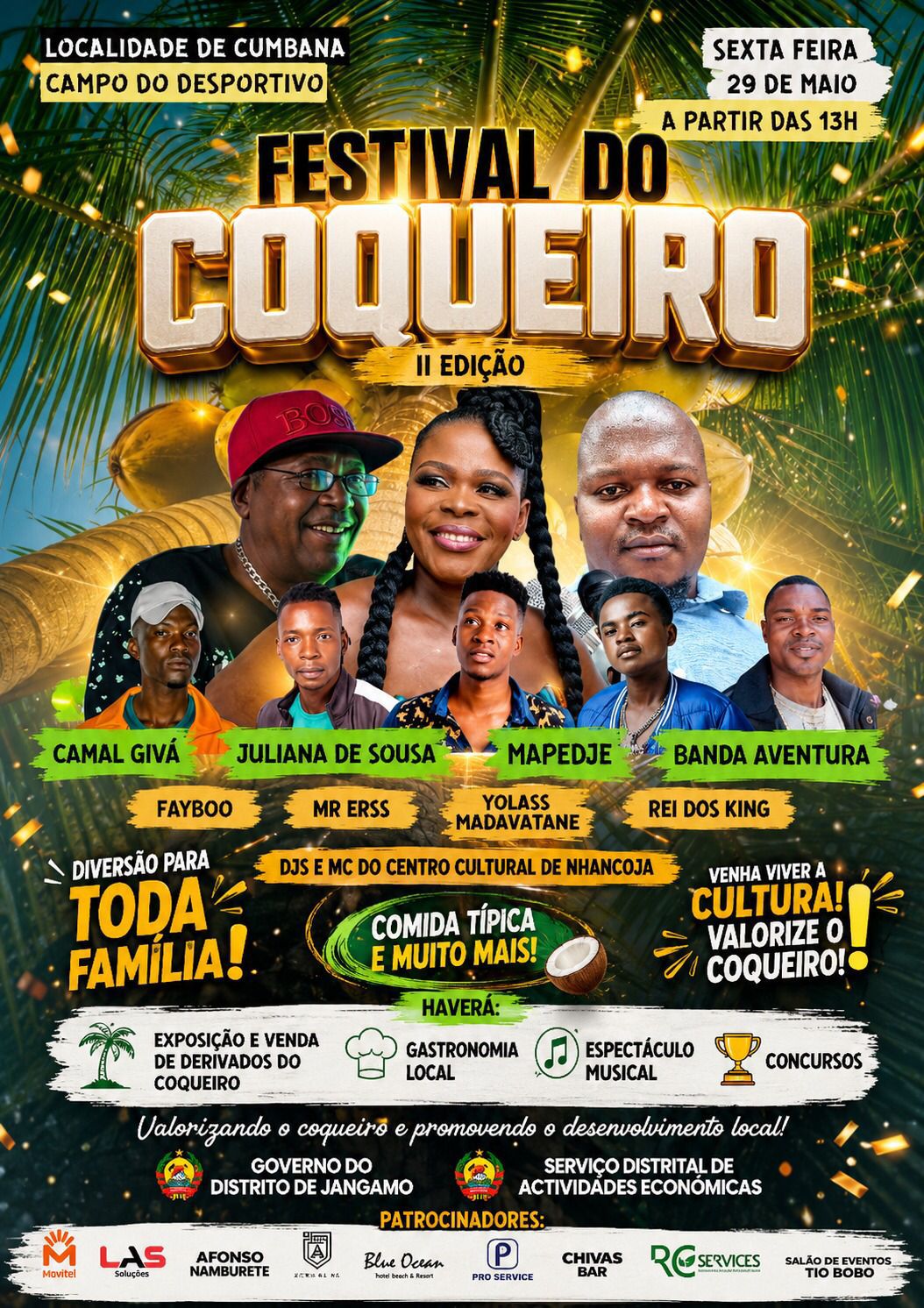 Inhambane: Festival do Coqueiro regressa a Cumbana para a sua segunda edição