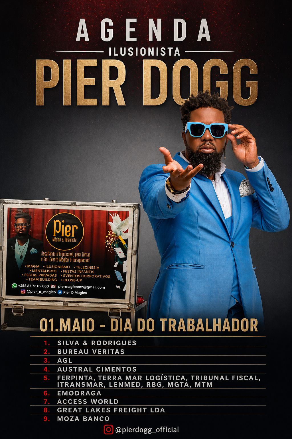 Pier Dog marca o Dia do Trabalhador com 9 shows em um único dia