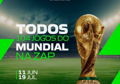 ZAP vai transmitir todos os jogos do Mundial FIFA 2026