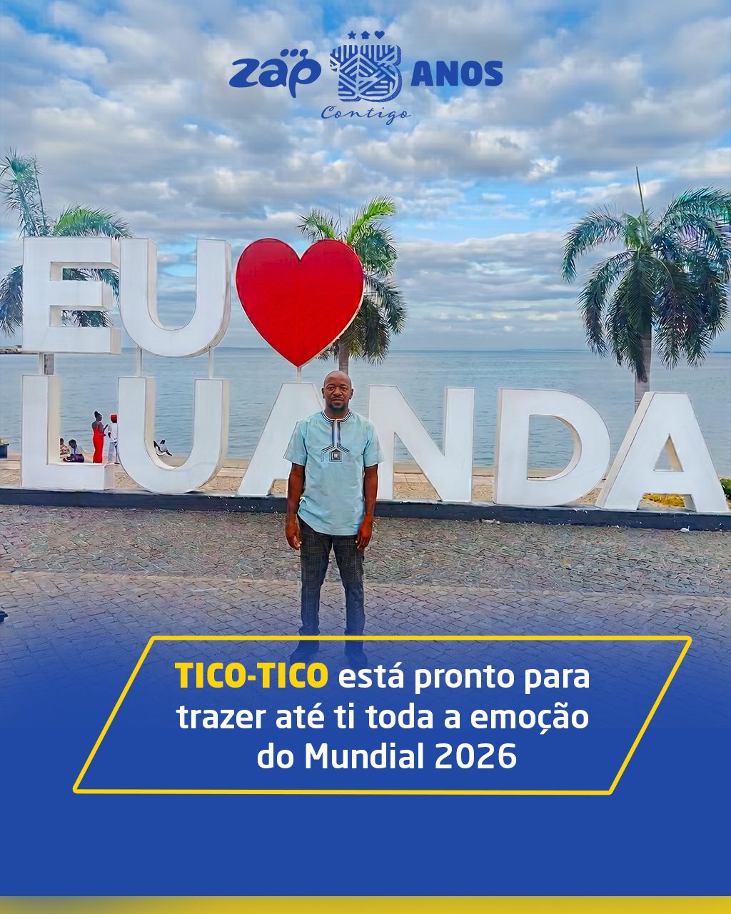 ZAP aposta em Tico-Tico para comentar o maior Mundial da história
