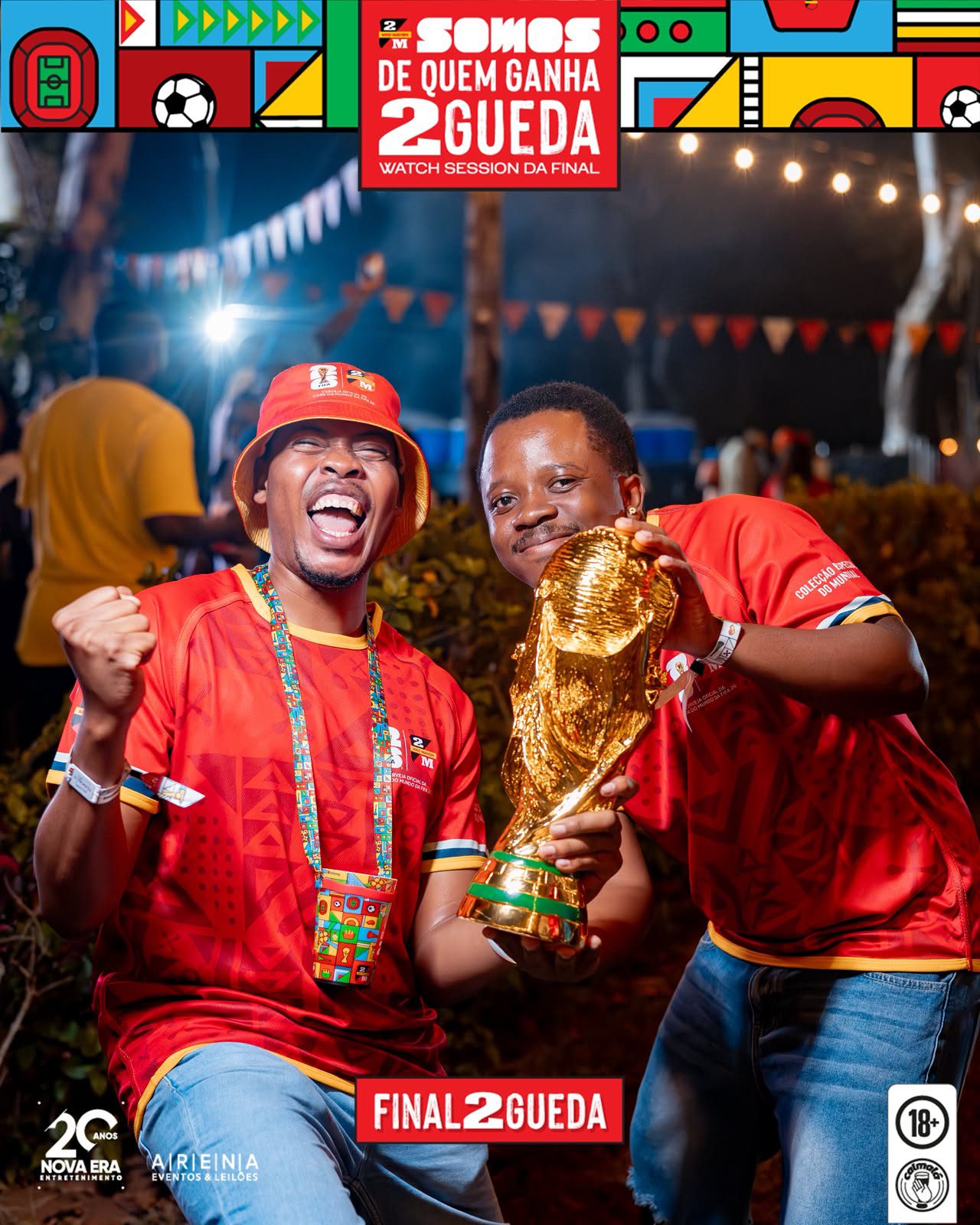 A copa do mundo terminou mas a 2M leva a festa à Espanha