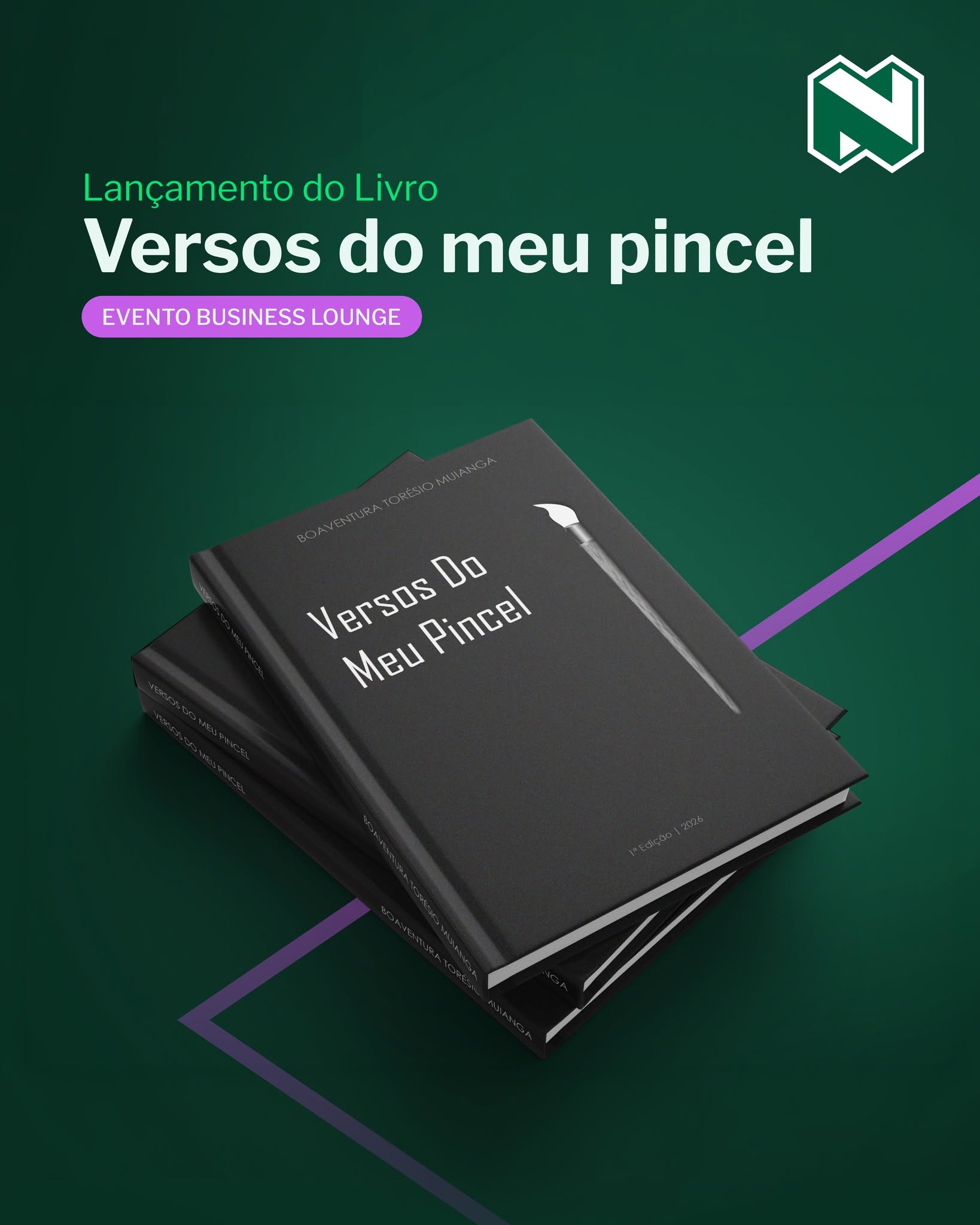 Boaventura Muianga apresenta o livro Versos do Meu Pincel em Maputo