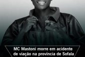 MC Mastoni morre em acidente de viação na província de Sofala