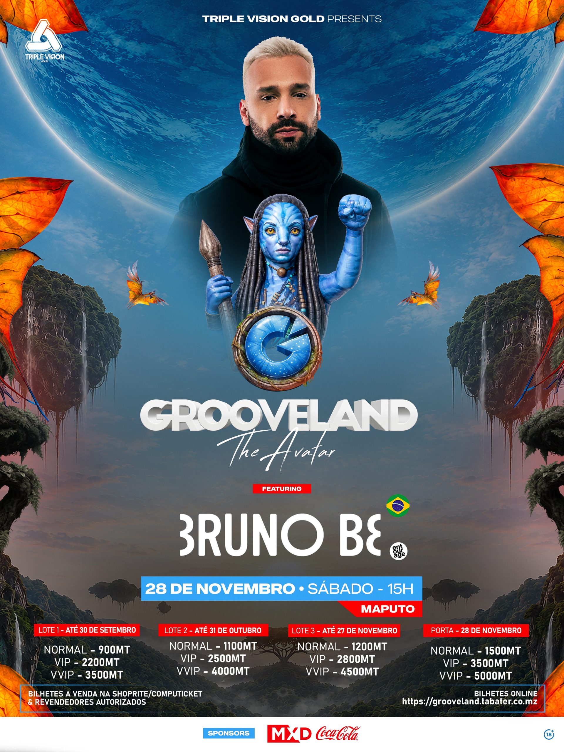 Bruno Be é a segunda confirmação do Grooveland – The Avatar em Maputo