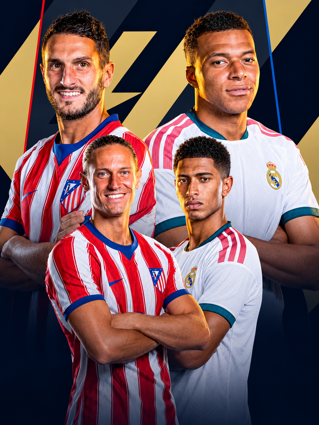 Dérbi de Madrid coloca Atlético e Real frente a frente na corrida pelo título