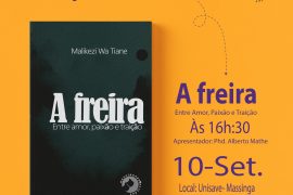 Malikezi Wa Tiane prepara lançamento da obra “A Freira”