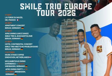 Smile Trio leva cultura moçambicana à Europa na “KINAFRI – Europe Tour 2026”