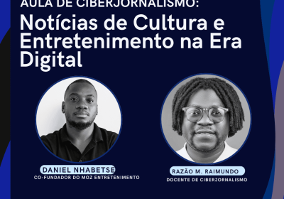 Daniel leva experiência do Moz Entretenimento a Webinar sobre Ciberjornalismo