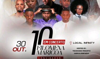 Filomena Maricoa celebra 10 anos de carreira com concerto e convidados em Nampula