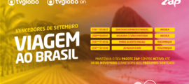 ZAP anuncia mais quatro vencedores da campanha “Viagem ao Brasil”
